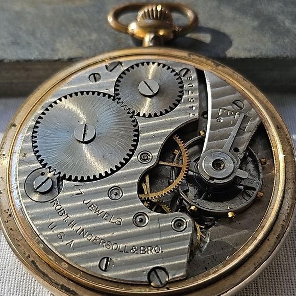 7 Jewel 1898 Ingersoll France Pocket Watch GP - Picture 4 of 7